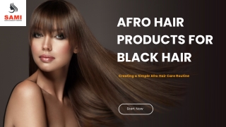 Afro Hair Products For Black Hair