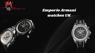 Emporio Armani watches UK