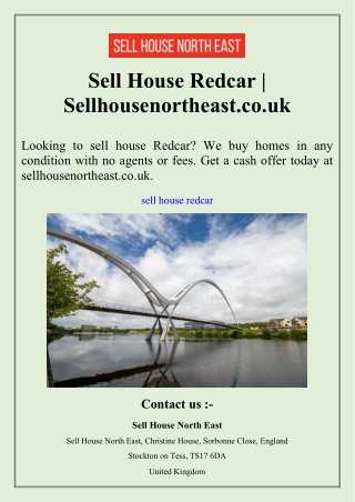 Sell House Redcar  Sellhousenortheast.co.uk