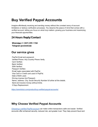 How to Buy Verified Paypal Accounts in 2026