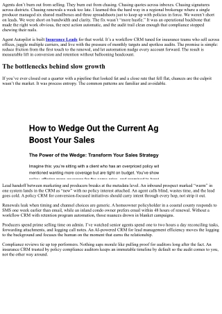 Agent Autopilot | Lead Efficiency Redefined with AI CRM Automation