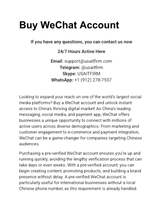 Buy Instagram Accounts