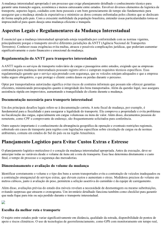 Mudança interestadual: como evitar erros que custam caro e atrasam