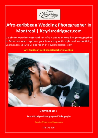 Afro-caribbean Wedding Photographer In Montreal  Keyrisrodriguez.com