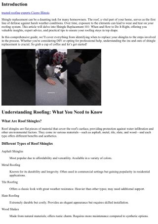 Shingle Replacement 101: When and How to Do It Right