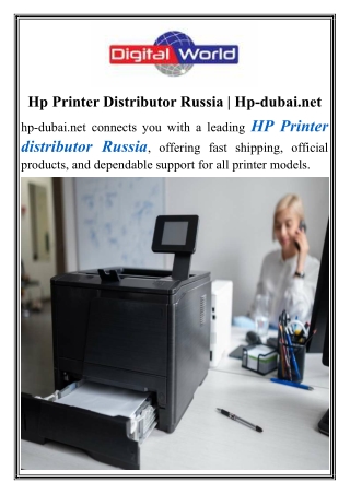 Hp Printer Distributor Russia  Hp-dubai.net