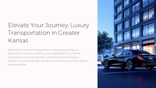 Gratitude Transportation – Luxury & Airport Transfer Services in Greater Kansas