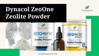 Detox Naturally – Buy Dynacol ZeoOne Zeolite Powder Today