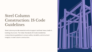Steel-Column-Construction-IS-Code-Guidelines
