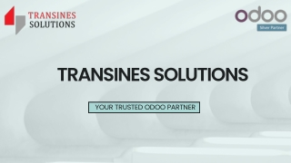 Transines Solutions | Odoo Implementation & Customization