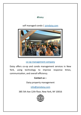 self managed condo | joindaisy.com