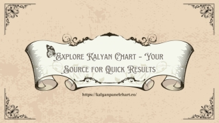 Explore Kalyan Chart – Your Source for Quick Results