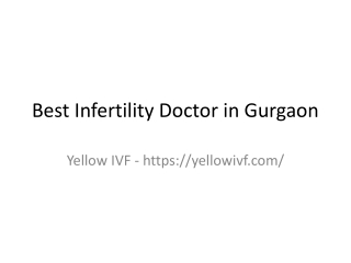 best infertility doctor in gurgaon