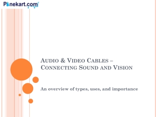 Audio & Video Cables