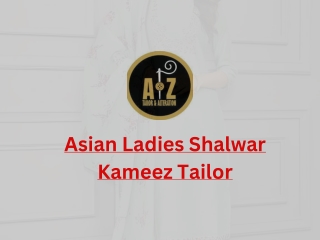 Asian Ladies Shalwar Kameez Tailor