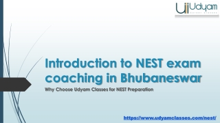 Affordable NEST Exam Coaching in Bhubaneswar with Proven Success Records