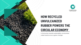 Unvulcanized rubber recycling