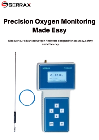 Precision Oxygen Monitoring Made Easy