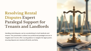 Why Tenants Need a Paralegal