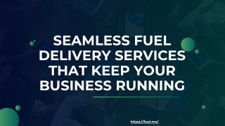 Fuel Delivery Services