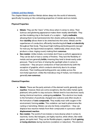 NCERT Solutions for Class 10 Science Chapter 3 | Metals and Non-Metals