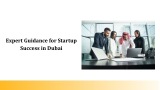 Expert Guidance for Startup Success in Dubai