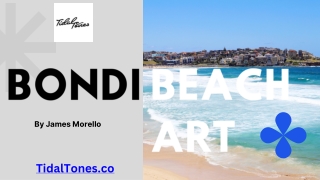 Elevate Your Space with Tidal Tones Bondi Beach Art