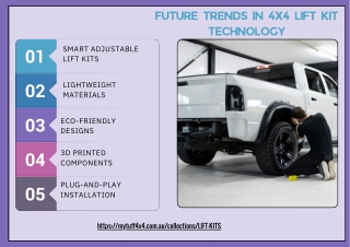 Future Trends in 4x4 Lift Kit Technology
