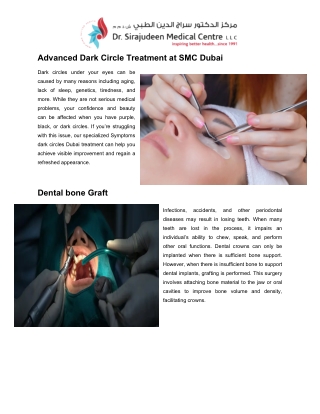 Specialized Medical Center Dubai | SMC Trusted Healthcare