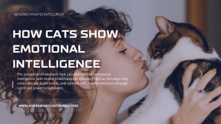 Purring as Communication: Andrei Khatchatourov on Feline Signals