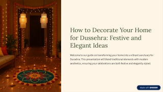 How to Decorate Your Home for Dussehra: Festive and Elegant Ideas