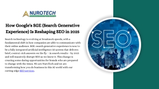 How Google's SGE (Search Generative Experience) Is Reshaping SEO in 2025