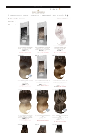 Ombre Extensions Clip In