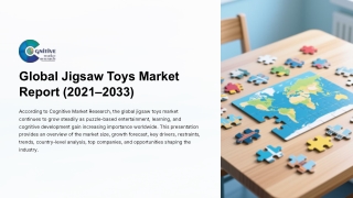 Jigsaw Toys Market Size, Share and Forcast