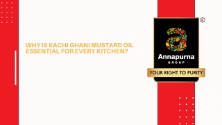 Why Is Kachi Ghani Mustard Oil Essential for Every Kitchen