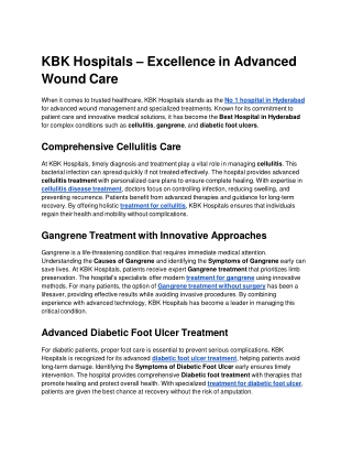 treatment for gangrene