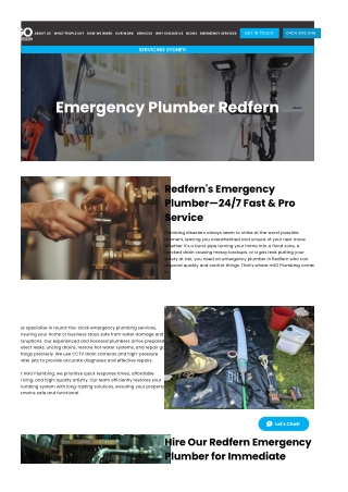 Emergency Plumber Redfern