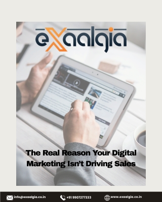 The Real Reason Your Digital Marketing Isn’t Driving Sales