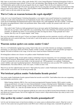 Zijn de spellen gemanipuleerd bij casino's zonder licentie?