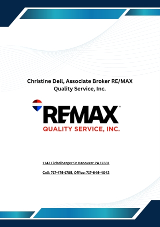 Real Estate Agent in Hanover PA