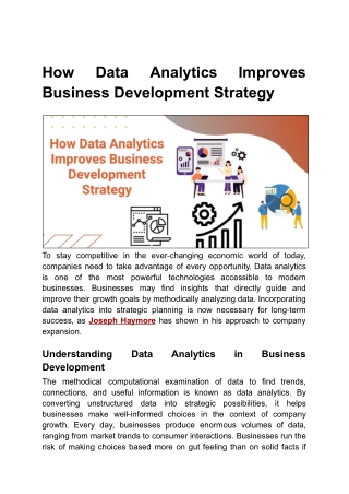 How Data Analytics Improves Business Development Strategy (1)