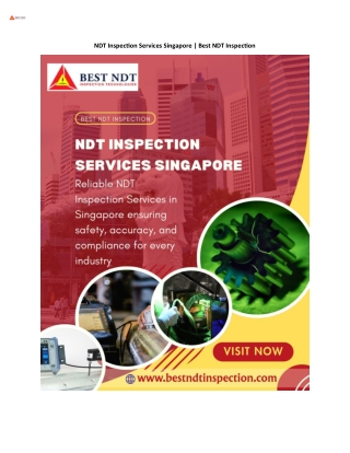NDT Inspection Services Singapore