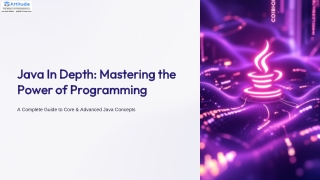 Java In Depth: Mastering the Power of Programming