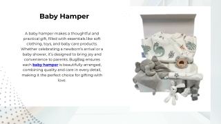 Thoughtful Gift Ideas with a Baby Hamper