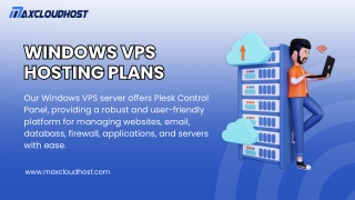 Windows VPS Hosting Plans Made Simple and Reliable