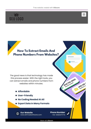 How To Extract Emails And Phone Numbers From Websites