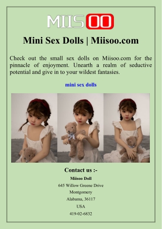 Mini Sex Dolls  Miisoo.com