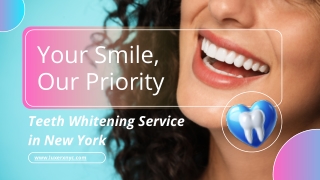 Teeth Whitening New York – Luxe Rx Dental & Wellness Studio