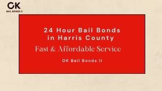 Fast and Reliable 24 Hour Bail Bonds in Harris County