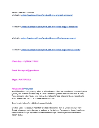 Everything You should to Know Buying Old Gmail Accounts (2)
